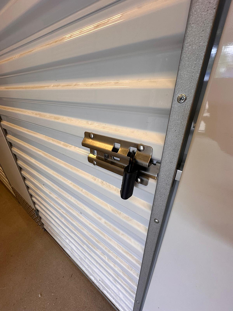 Secure padlock system for storage units
